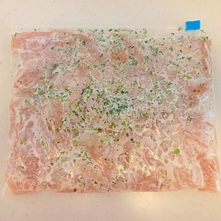 下味冷凍保存★海苔塩マヨチキン